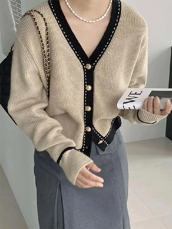 Deal Frenzy Caspian Buttoned Sweaters