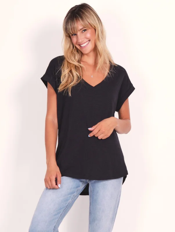 Final Clearance Elsa Tee - Black