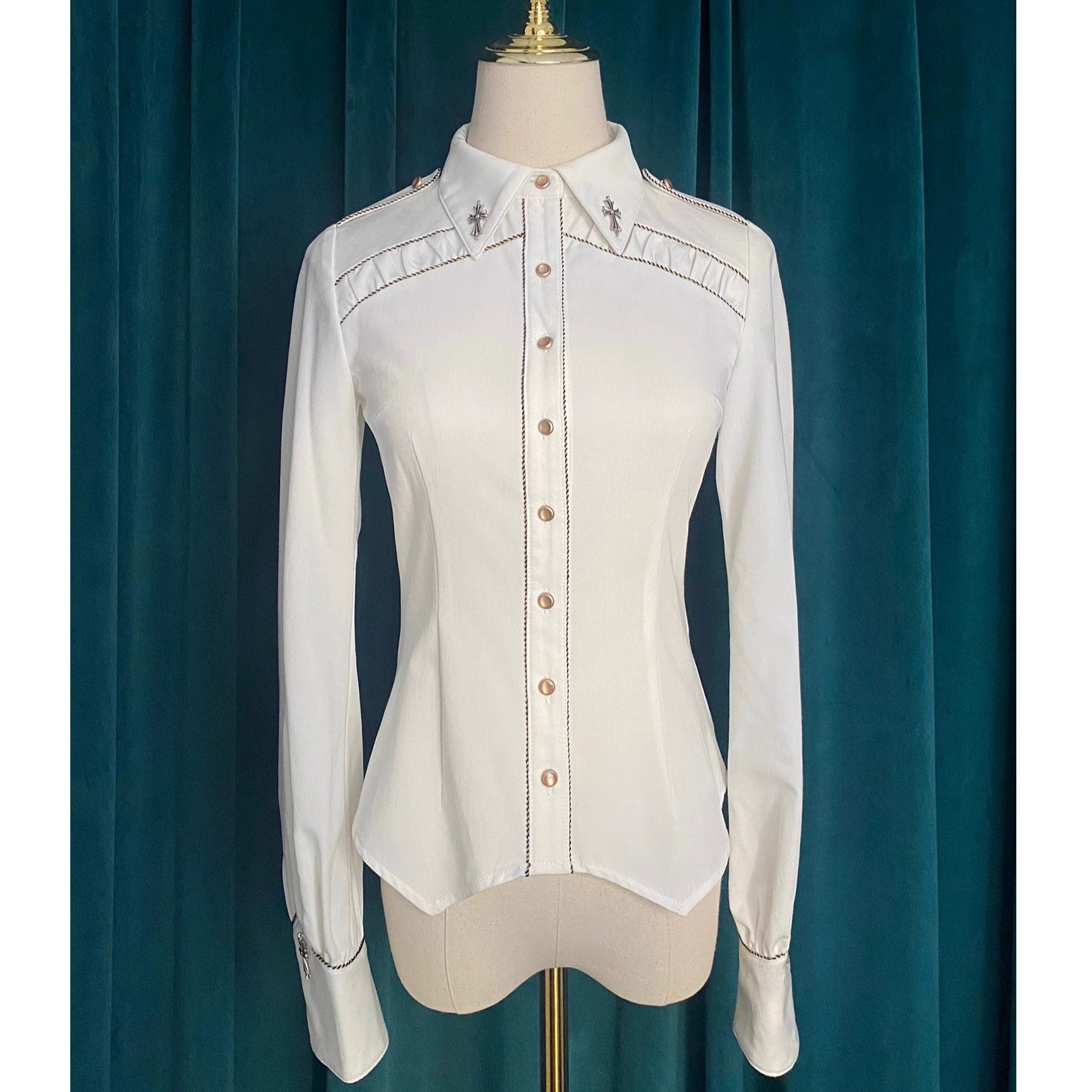 Weekend Discounts to Savor Little Dipper~Ouji Lolita Shirt Handsome Male Lolita Prince Blouse Long Sleeve Weekend Discounts to Savor Little Dipper~Ouji Lolita Shirt Handsome Male Lolita Prince Blouse Long Sleeve