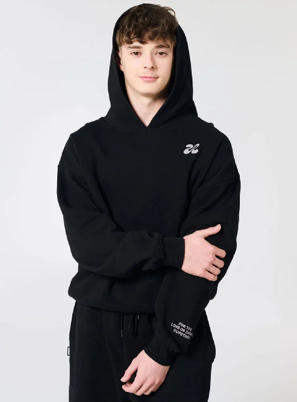 Time-Limited Offer Kids Choreographer Logo Freestyle Oversized Hoodie Black