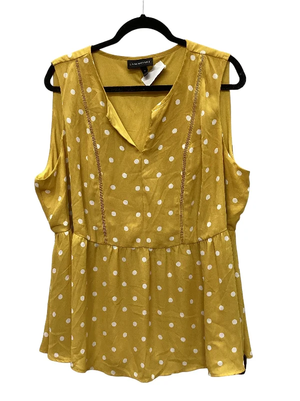 Amazing Value Yellow Top Sleeveless Lane Bryant, Size 1x