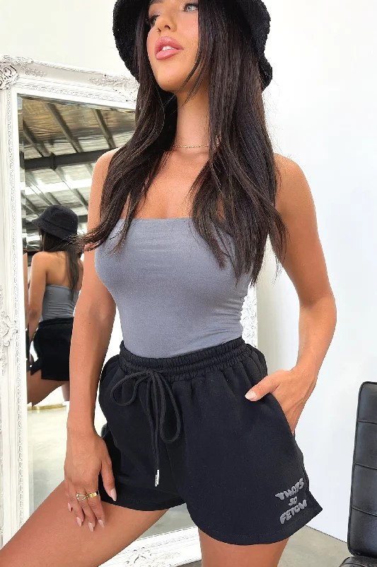 Don’t Miss Out Myah Top - Charcoal