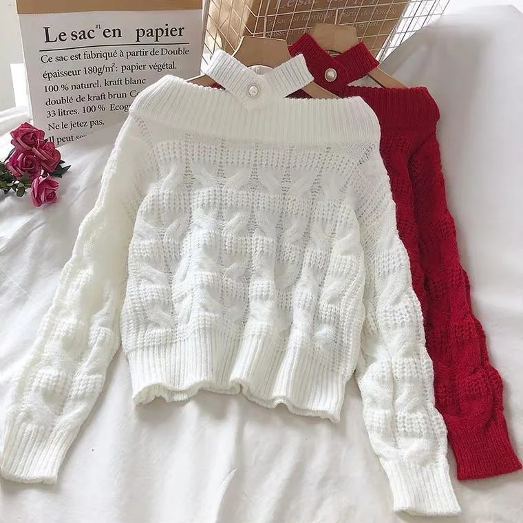 Price Cut Tebby Choker Sweaters