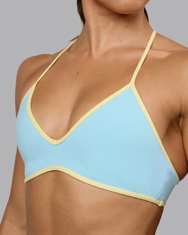 Lowest Price Ambience Sports Bra - Crystal Blue-Lemon