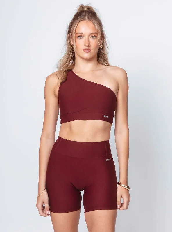 Weekend Specials to Delight Women's Solo Shoulder Top Maroon