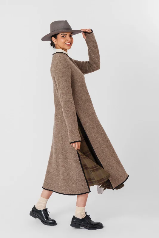 Flash Sale Double Slit Dress, Wool