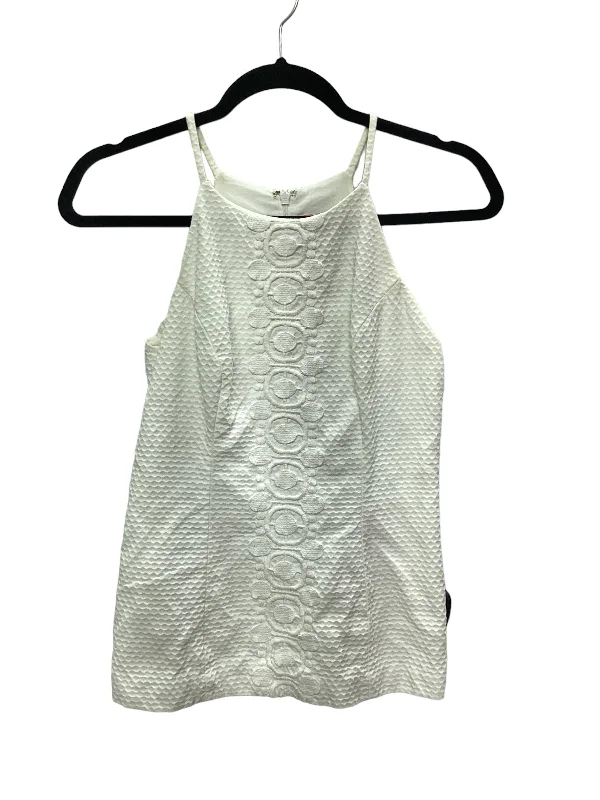 Best Deals White Top Sleeveless Lilly Pulitzer, Size 0
