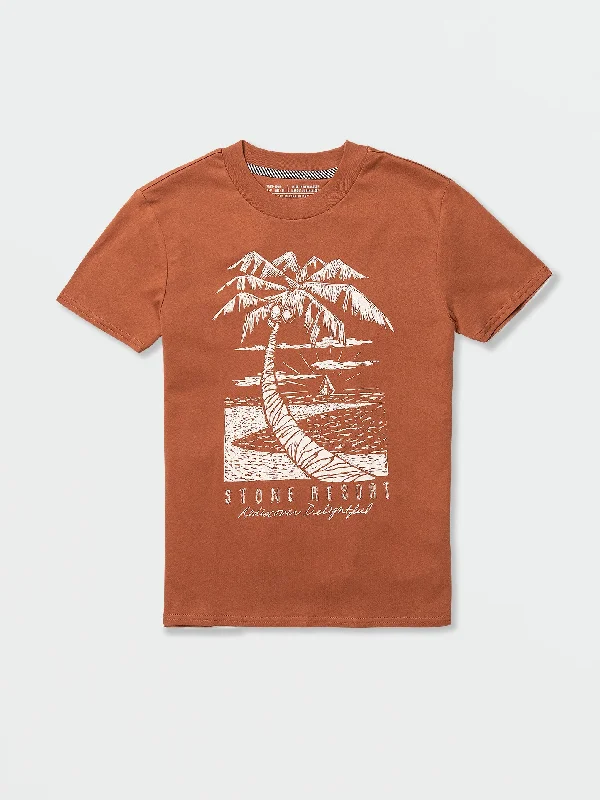 Deep Discounts Volcay Day Short Sleeve Tee Shirt - Dark Clay