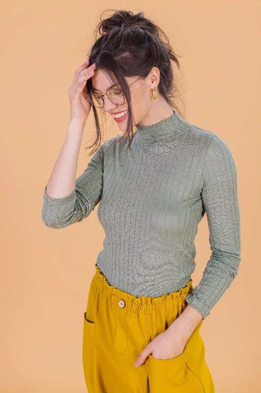 Savings Galore Ribb Top Valencia in Olive
