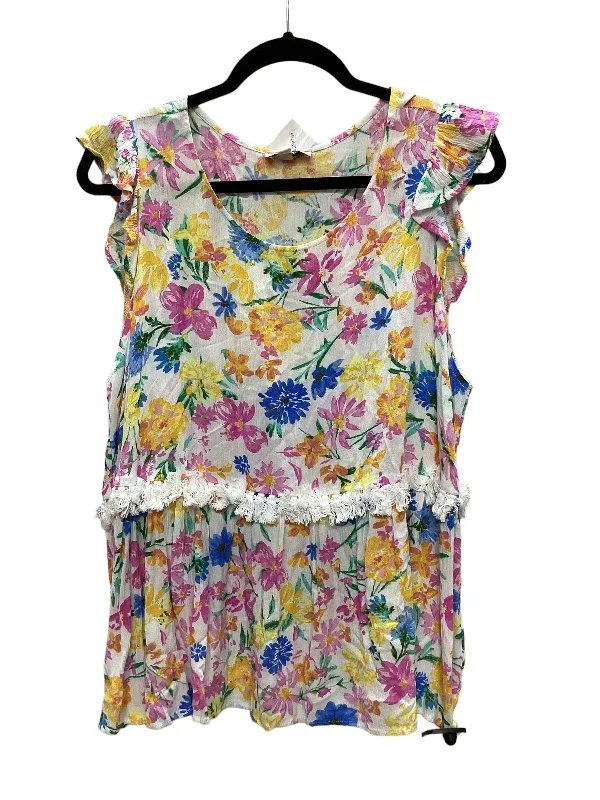 Unmissable Sale Multi-colored Top Sleeveless Andree By Unit, Size 1x