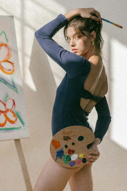 TIME-Limited Offer Bodysuit Harp in blue