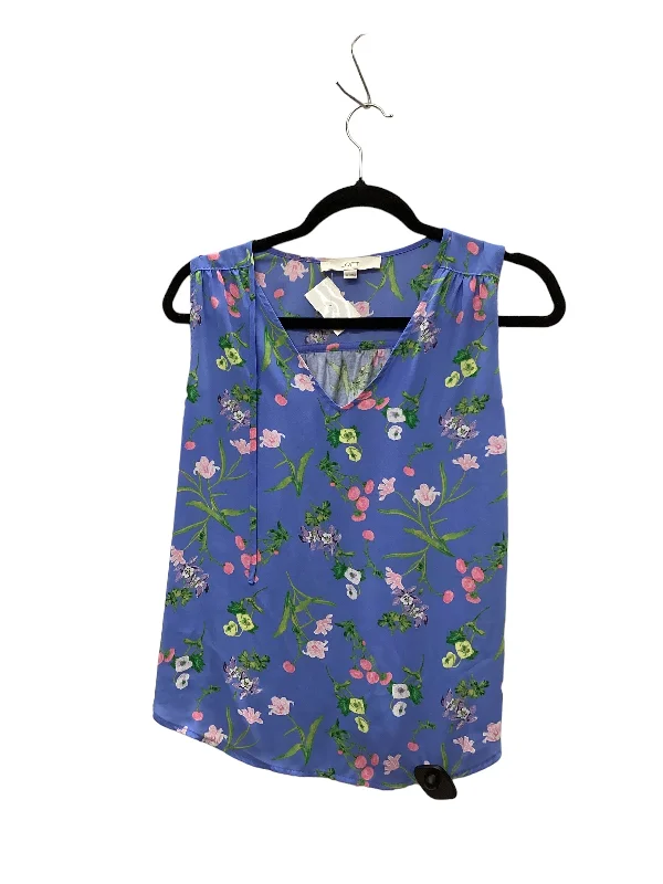 Early Access Blue Top Sleeveless Loft, Size Xs