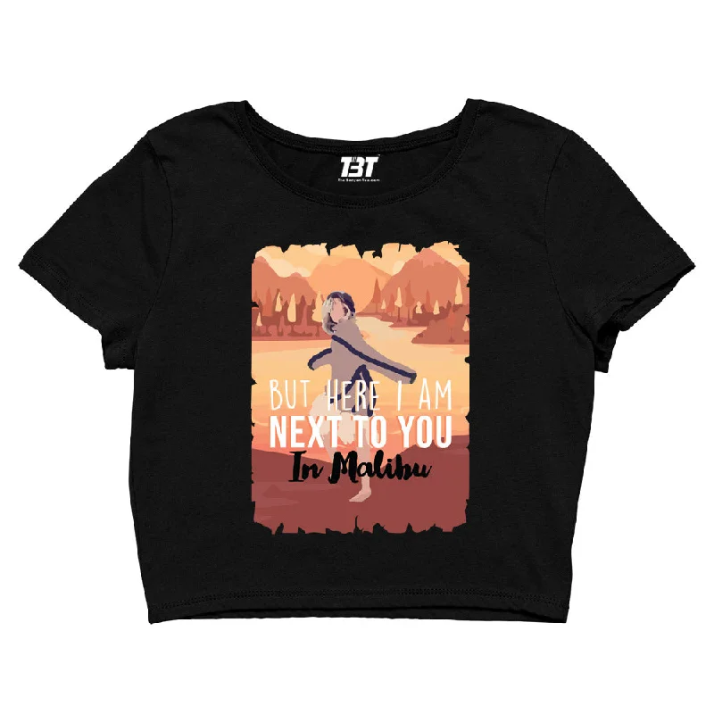 Midnight Madness Miley Cyrus Crop Top - Malibu