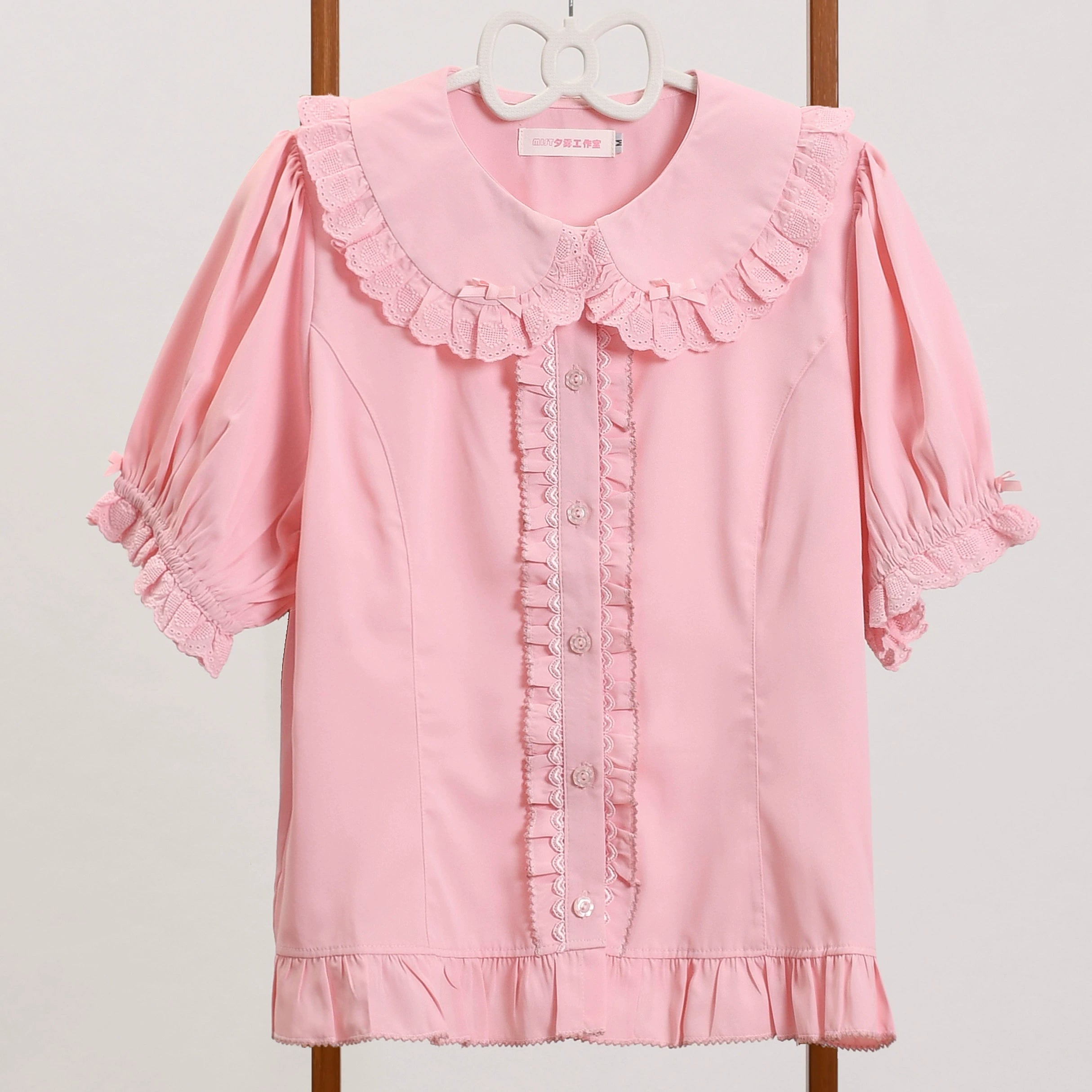 Markdowns (BuyForMe) MIST~Sweet Short Sleeve Chiffon Lolita Blouse