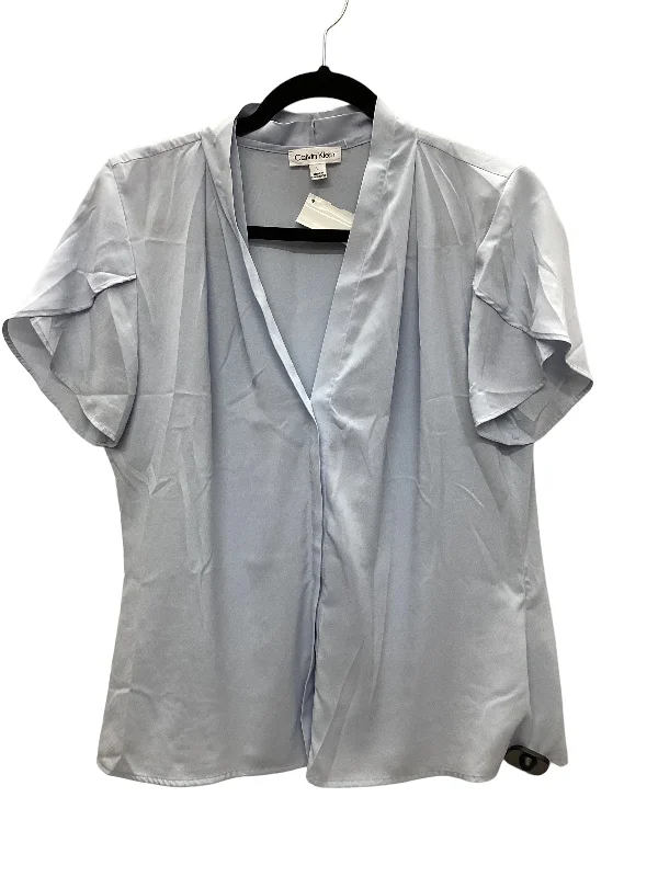 Year-End Clearance Blue Top Sleeveless Calvin Klein, Size L