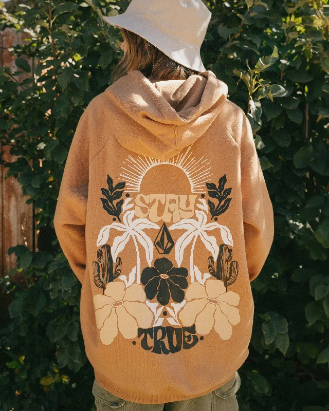 Markdown Madness Parrott Paints Pullover Hoodie - Vintage Brown