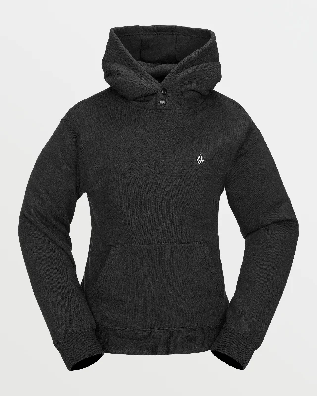 Super Deal Womens Costus Pullover Fleece - Black