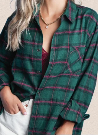 Take Advantage The Gourd Flannel-Green