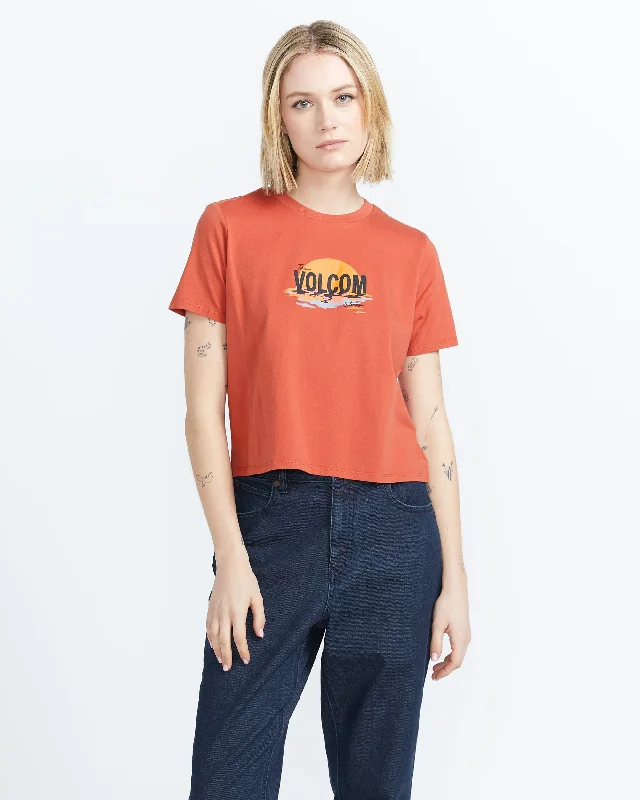 Year-End Clearance I Got You Baby Short Sleeve Tee - Rust