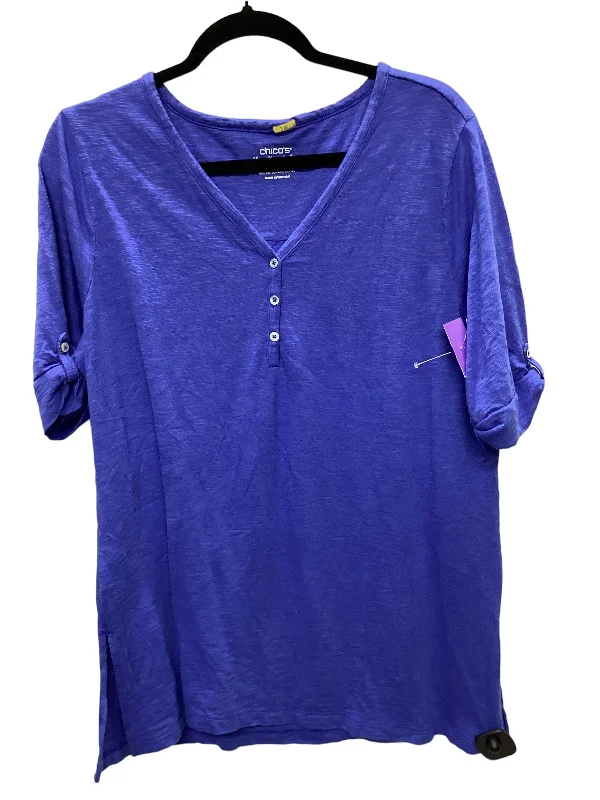 Value Deals Top Short Sleeve By Chicos  Size: 3