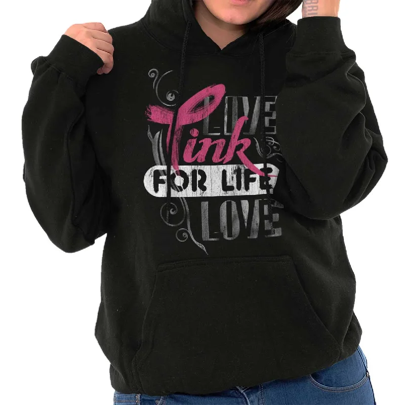 Special Price Pink For Life Hoodie