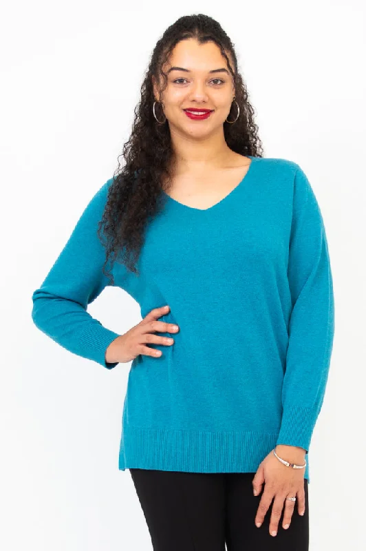 Price Break Tiff Sweater, Aquato, Cotton