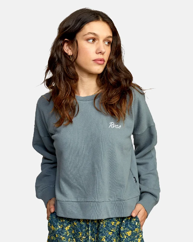 Loyalty Reward Scrypt Pullover Sweatshirt - Stormy Blue