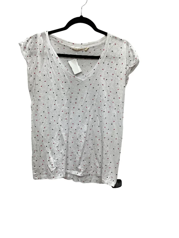 Final Markdown White Top Short Sleeve Christian Siriano, Size M