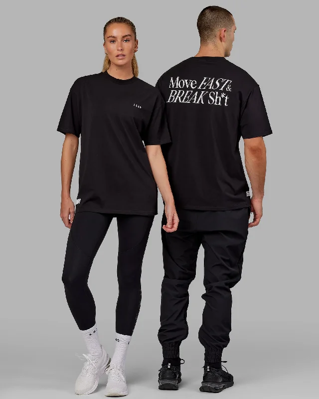Major Savings Unisex VS5 FLXCotton Tee Oversize - Black-White