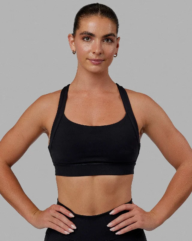 Price Slash Advance Sports Bra - Black