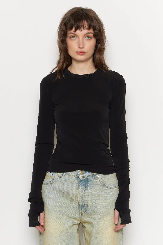 Special Price Slim Top Black