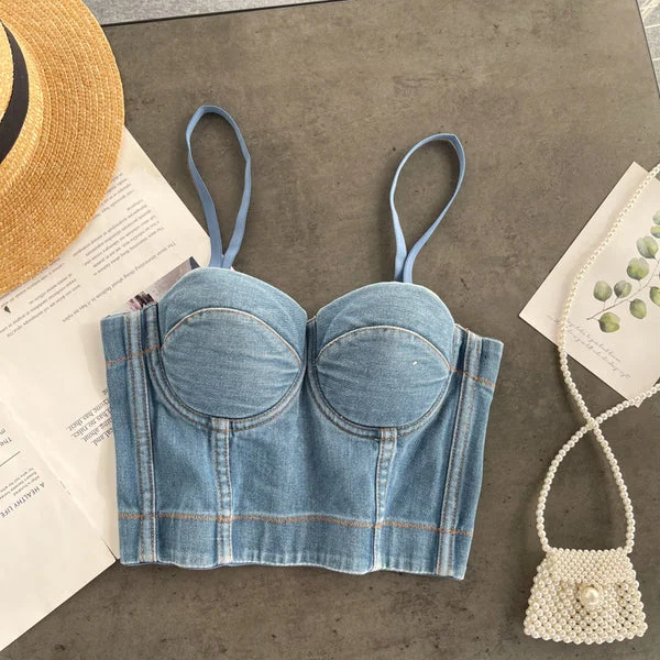 Daily Specials Stylish denim tank top     S593