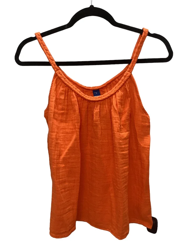Weekend Specials to Grab Orange Top Sleeveless Old Navy, Size S