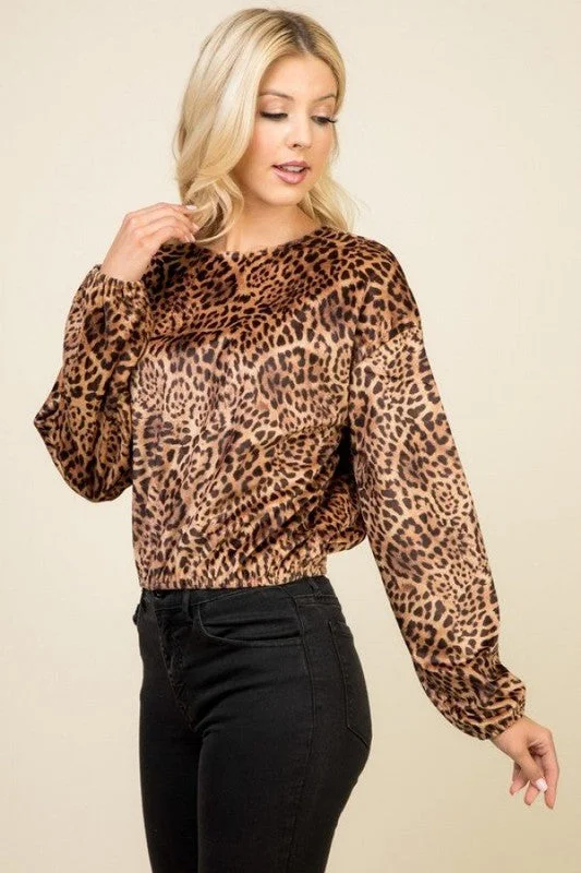 Price Reduction Lumiere Animal Crop Top