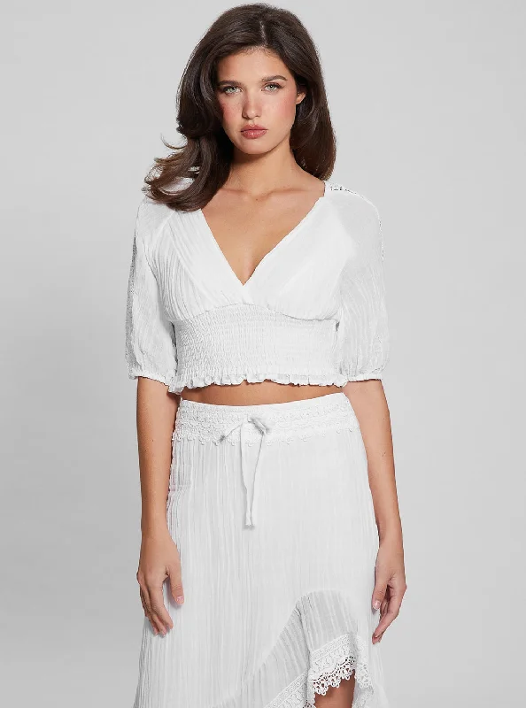 Instant Deal Eco White Ariana Top