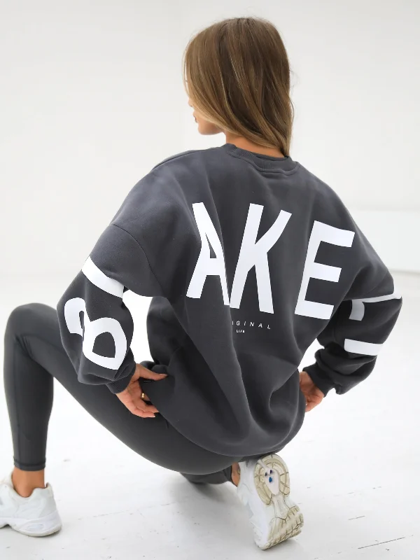 Special Savings Isabel Oversized Sweater - Charcoal