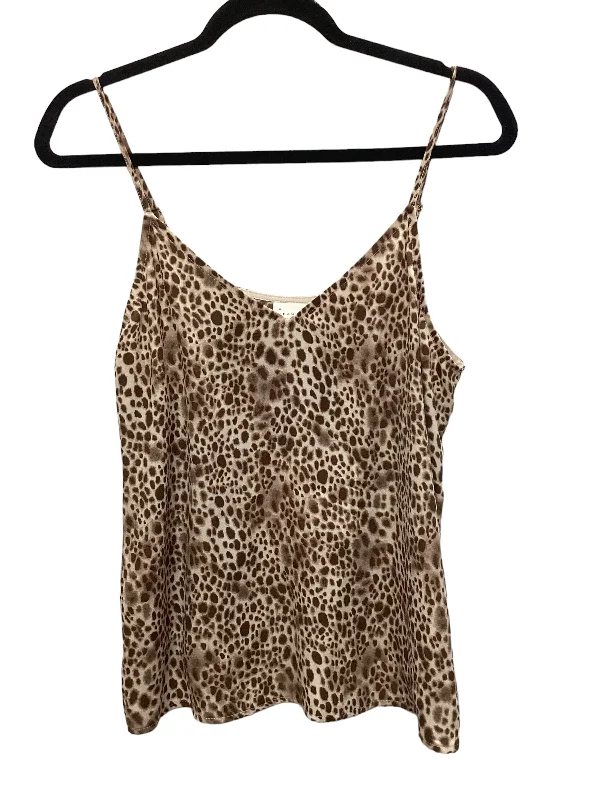 Inventory Reduction Animal Print Top Sleeveless A New Day, Size M