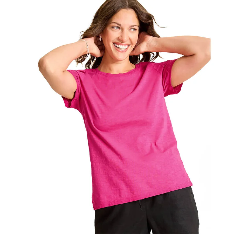 Unbeatable Prices Tommy Bahama Women's Indigo Palms Pigment Dyed T-Shirt - Phlox