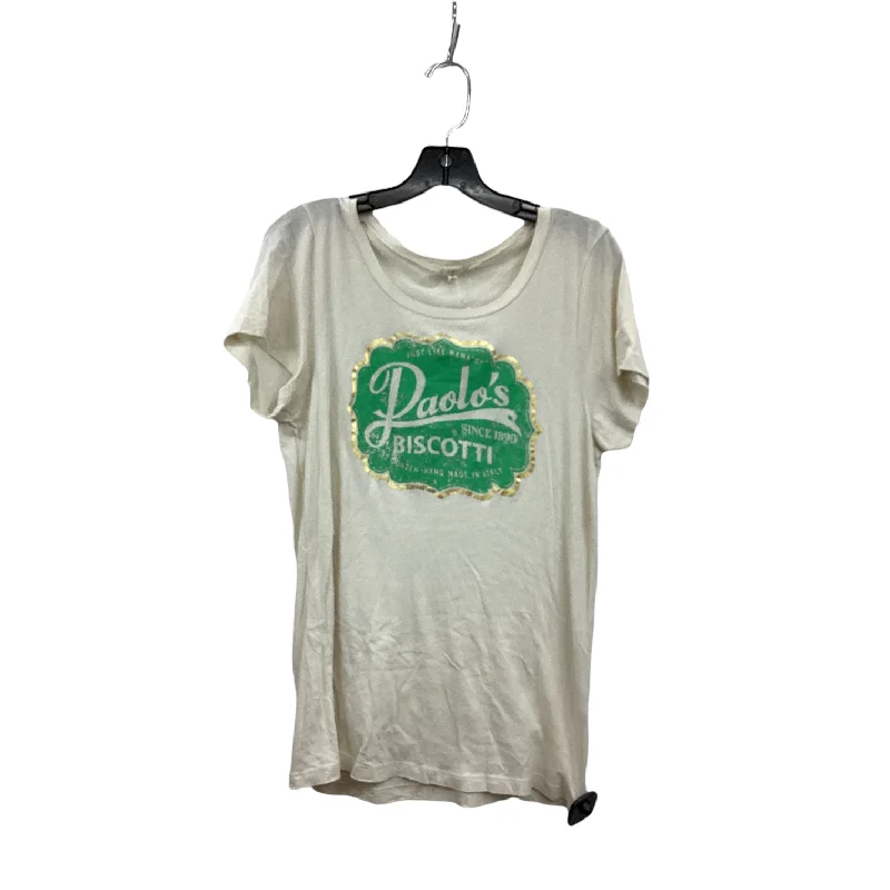 Act Fast Top Short Sleeve Basic By J Crew O  Size: L