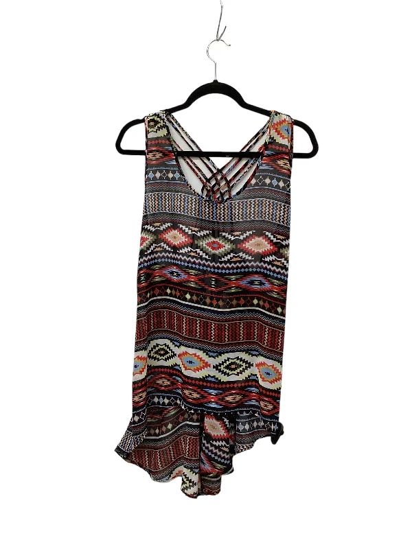 Today's Special Multi-colored Top Sleeveless Cmf, Size Xl