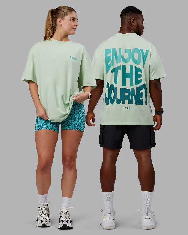 Sneak Peek Sale Unisex E.T.J FLXCotton Tee Oversize - Mint Leaf-Green