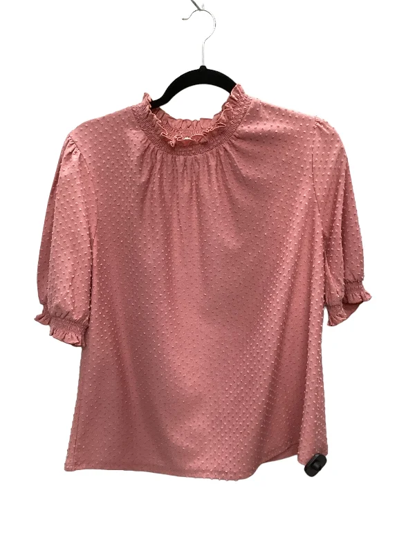 Price Smash Pink Top Short Sleeve J. Crew, Size S