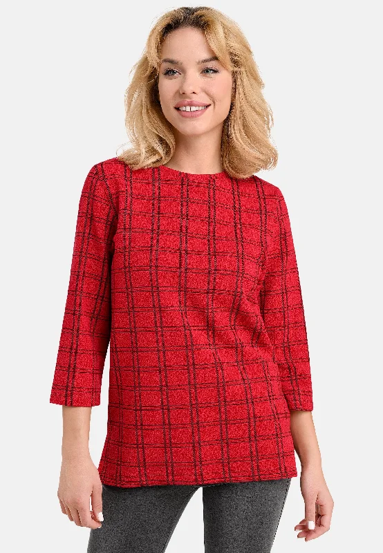 Reduced Prices Wide Check Top