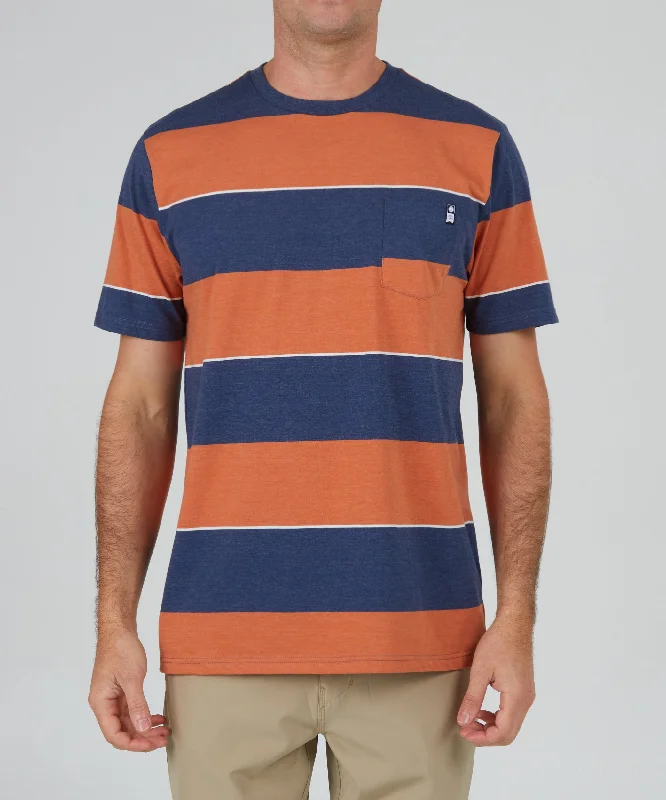 Take Advantage Cutlap Ss Knit - Navy