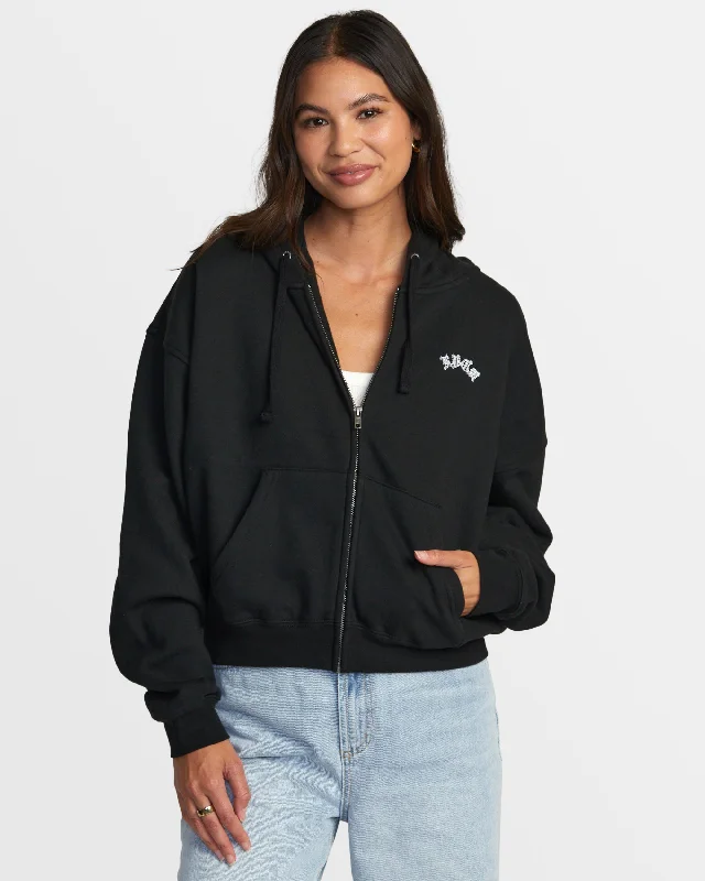 Great Deals Chefs Kiss Zip-Up Hoodie - Rvca Black