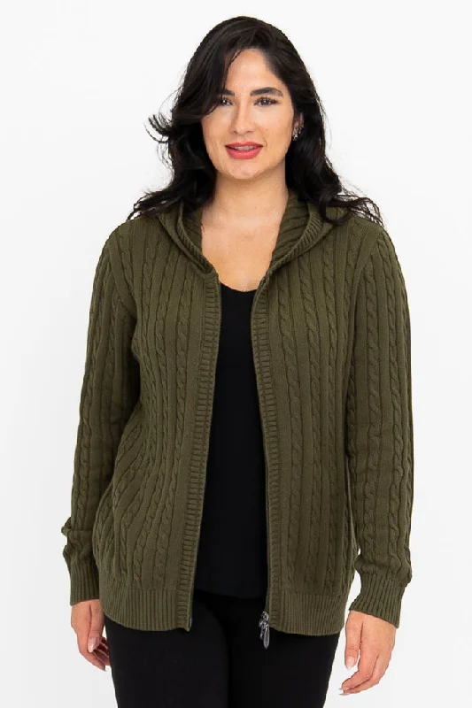 Fantastic Savings Elsie Sweater, Olive, Cotton
