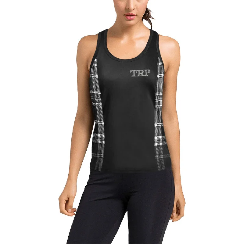Take Advantage TRP Twisted Patterns 06: Digital Plaid 01-06B Ladies Designer Racerback Tank Top Take Advantage TRP Twisted Patterns 06: Digital Plaid 01-06B Ladies Designer Racerback Tank Top