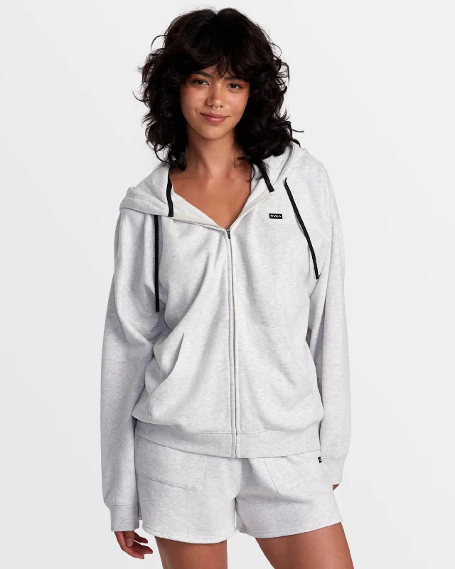 Price Fest Sunday Hooded Base Layer Top - Heather Grey