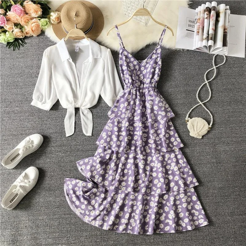 Unbeatable Prices Morocco Floral Dress with Cape