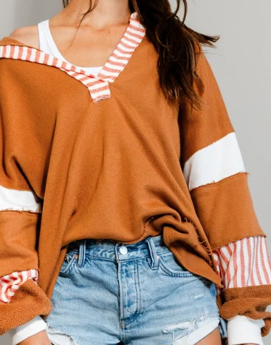 Exclusive Online Offer The Nova Pullover-Camel